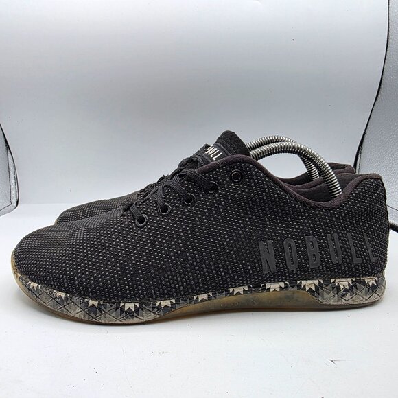 NoBull Outwork Mens Size 10 Black Training Shoes Gym Work Casual Cross Fit - Picture 14 of 14